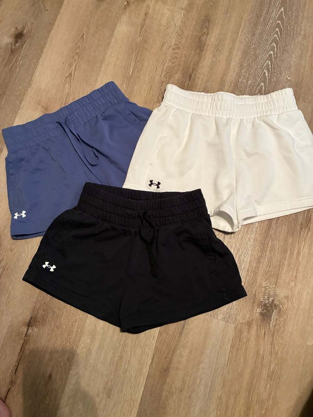 Under Armour Women's Rival Fleece Shorts Lot of 3 Size Medium